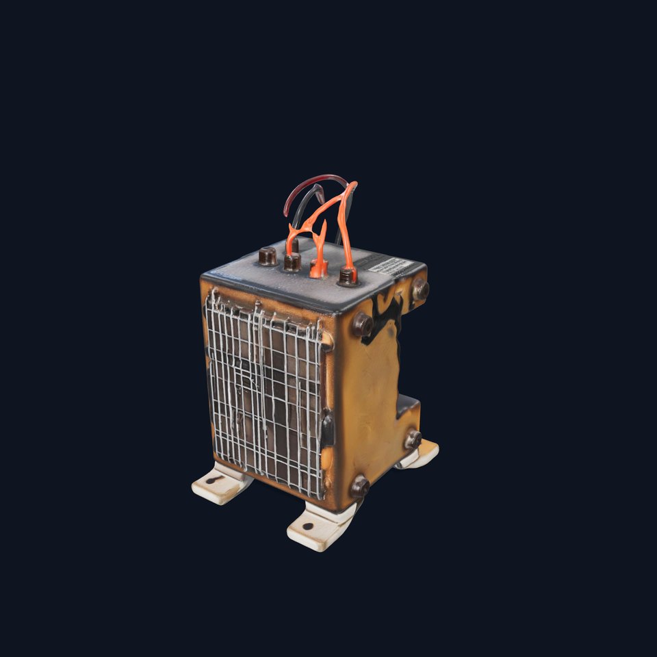 Industrial Transformer with Wiring Model Pack